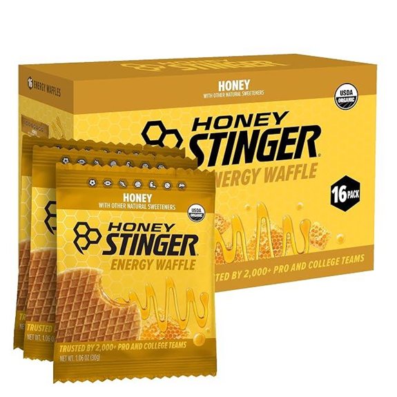 Honey Stinger Organic Honey Waffle Energy Stroopwafel (Pack of 16)